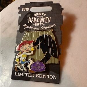 Jesse Mysterious Shadows 2018 Halloween Party Pin